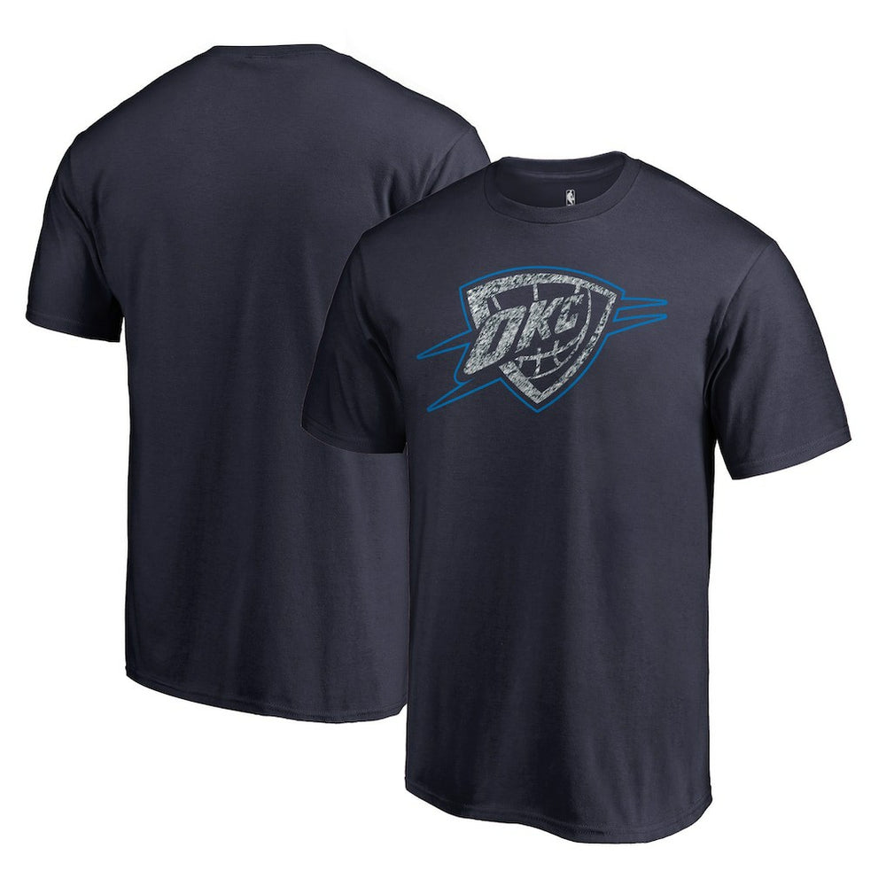 Oklahoma City Thunder Static Logo T-Shirt Navy