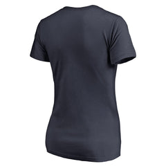 Memphis Grizzlies Women's Static Logo V-Neck T-Shirt Navy