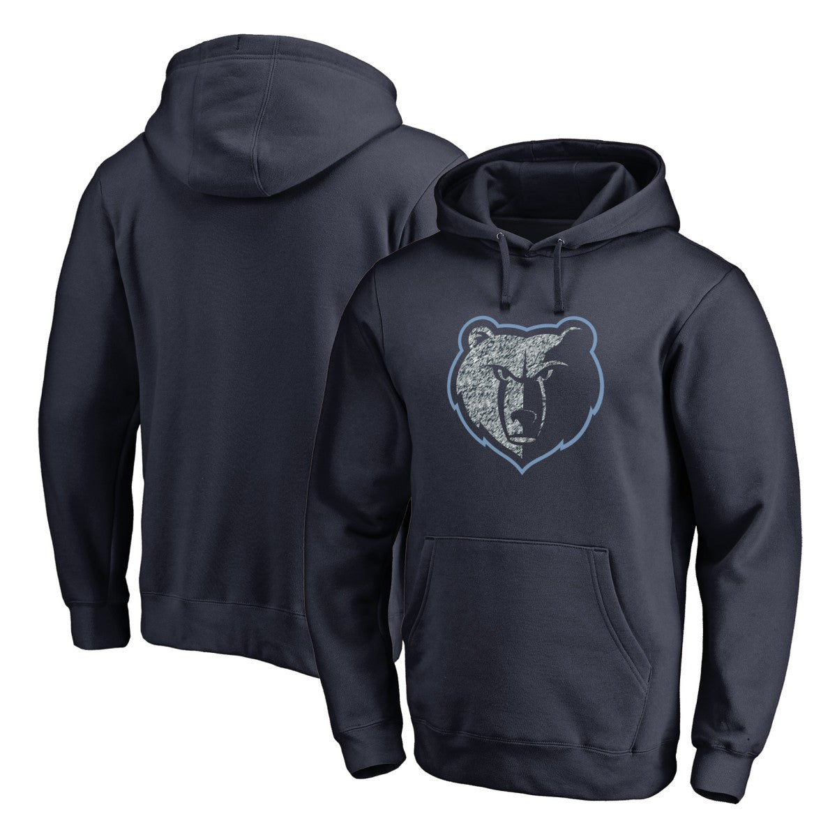 Memphis Grizzlies Static Logo Pullover Hoodie Navy