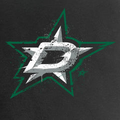 NHL Dallas Stars Women's Splatter Logo V-Neck T-Shirt - Black