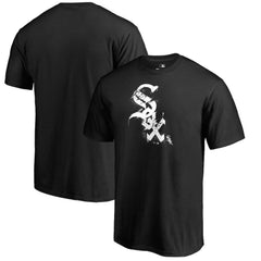 Chicago White Sox Splatter Logo T-Shirt - Black T-shirts