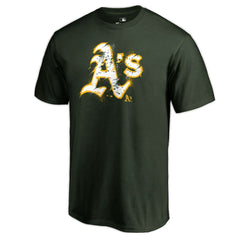 Athletics Splatter Logo T-Shirt - Green T-shirts