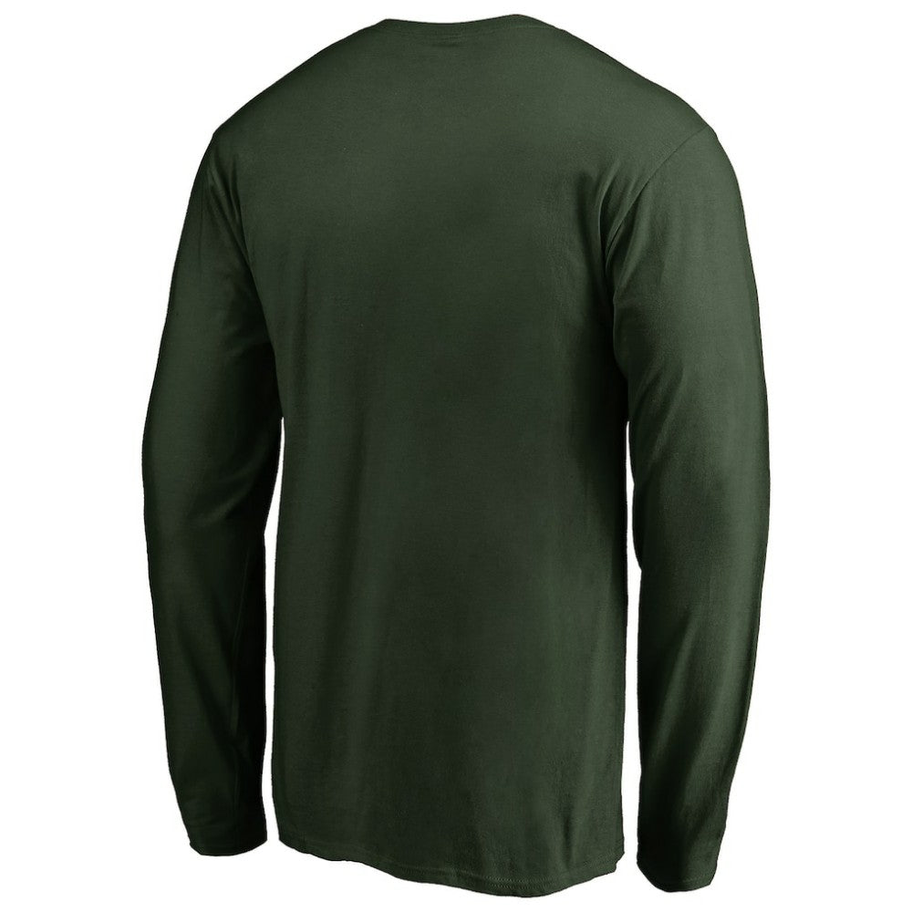 Athletics Splatter Logo Long Sleeve T-Shirt - Green T-shirts