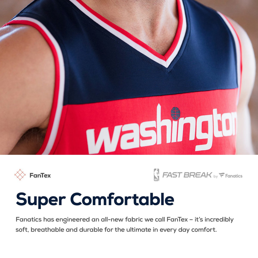 Washington Wizards Fast Break Custom Replica Jersey Red Icon Edition