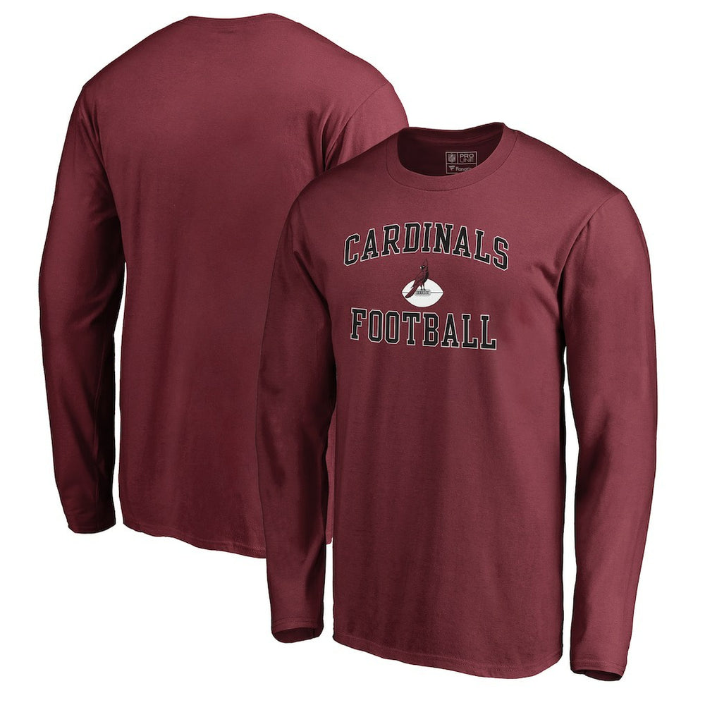 Arizona Cardinals Vintage Collection Victory Arch Long Sleeve T-Shirt Cardinal