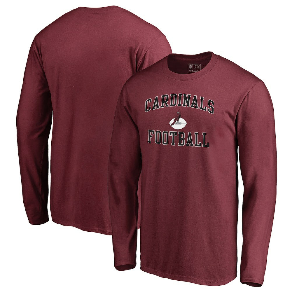 Arizona Cardinals Vintage Collection Victory Arch Long Sleeve T-Shirt Cardinal