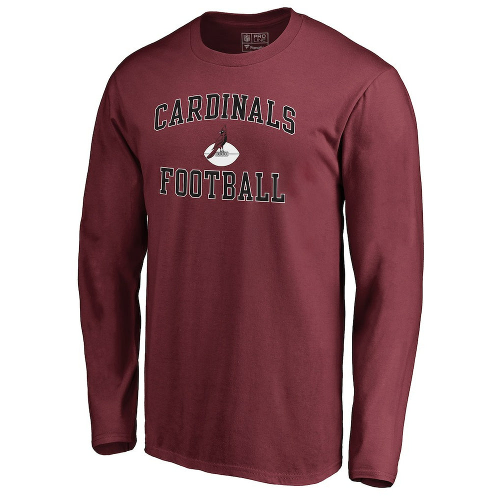 Arizona Cardinals Vintage Collection Victory Arch Long Sleeve T-Shirt Cardinal