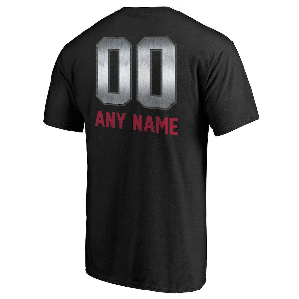 Arizona Cardinals Personalized Midnight Mascot T-Shirt Black