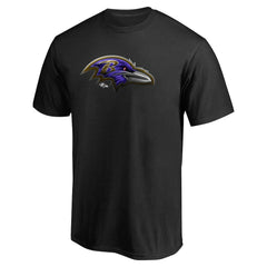 Baltimore Ravens Personalized Midnight Mascot T-Shirt Black