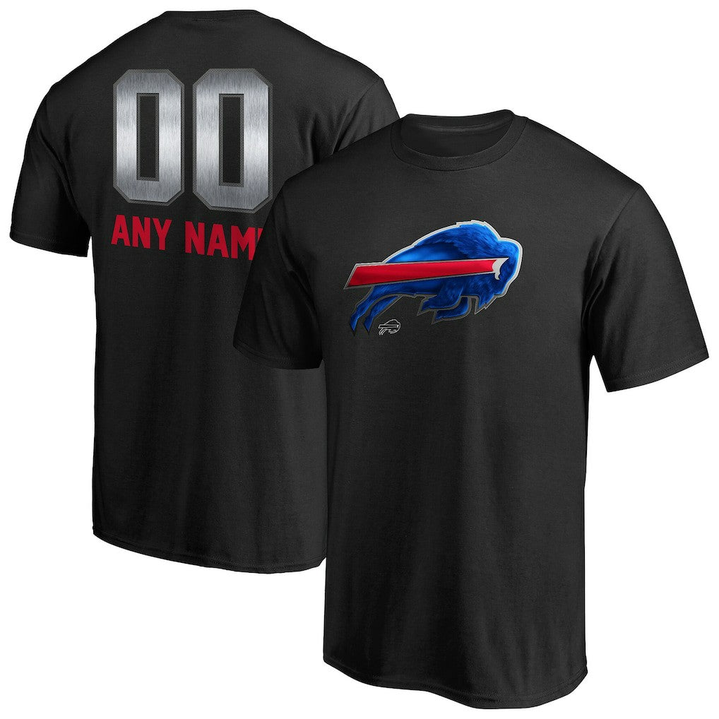 Buffalo Bills Personalized Midnight Mascot T-Shirt Black