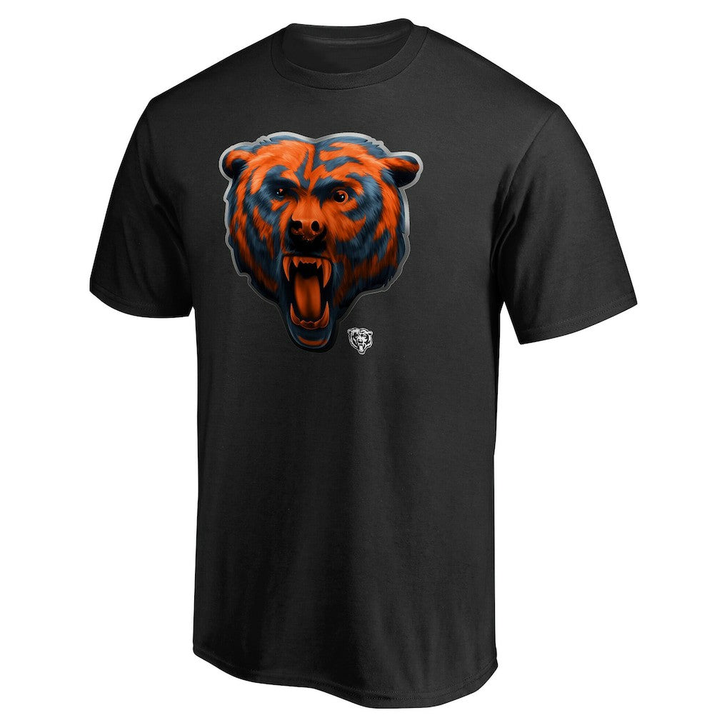 Chicago Bears Personalized Midnight Mascot T-Shirt Black