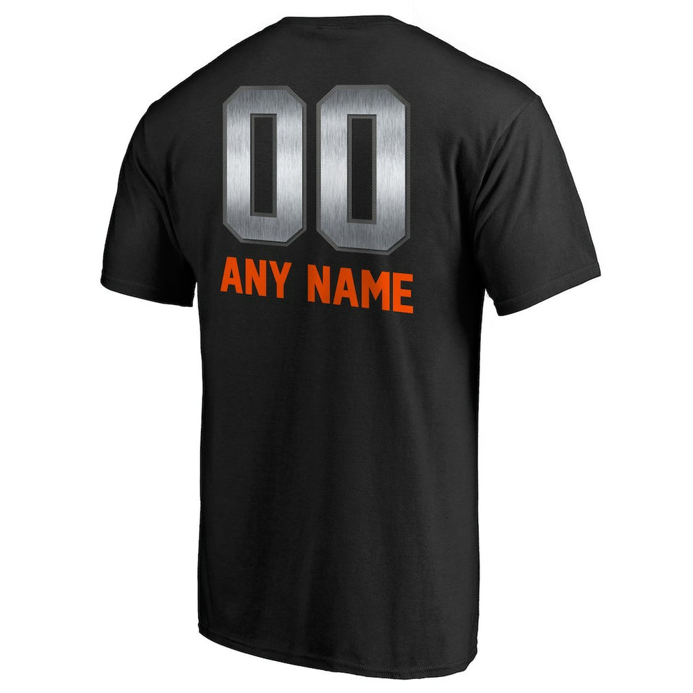 Cincinnati Bengals Personalized Midnight Mascot T-Shirt Black