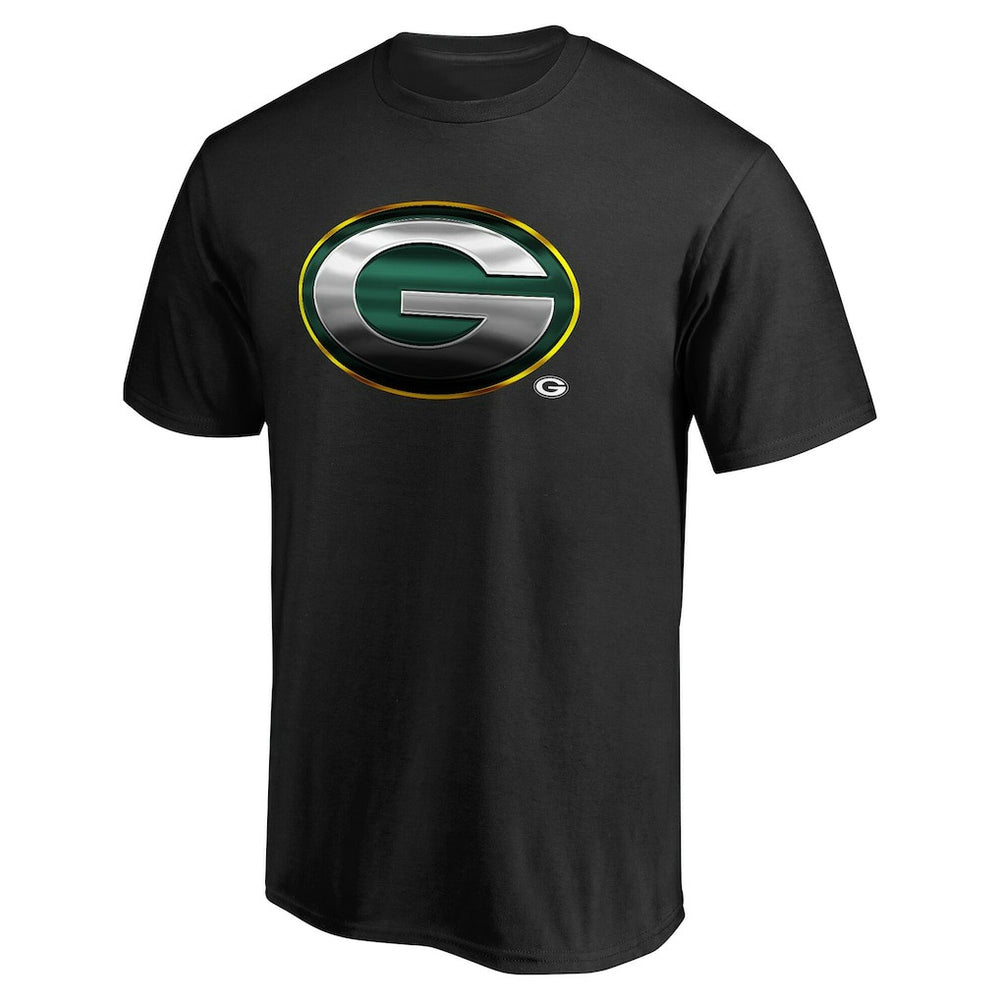 Green Bay Packers Personalized Midnight Mascot T-Shirt Black