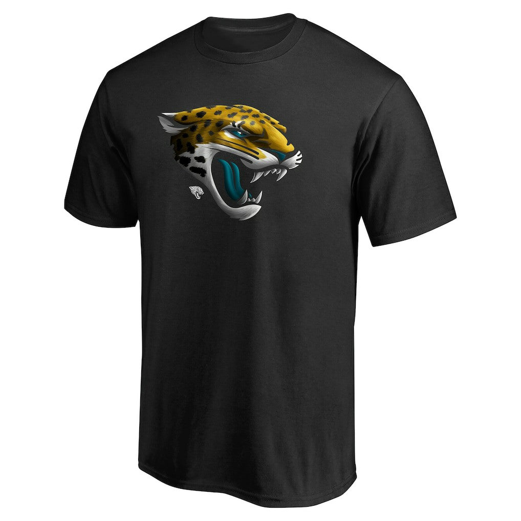 Jacksonville Jaguars Personalized Midnight Mascot T-Shirt Black