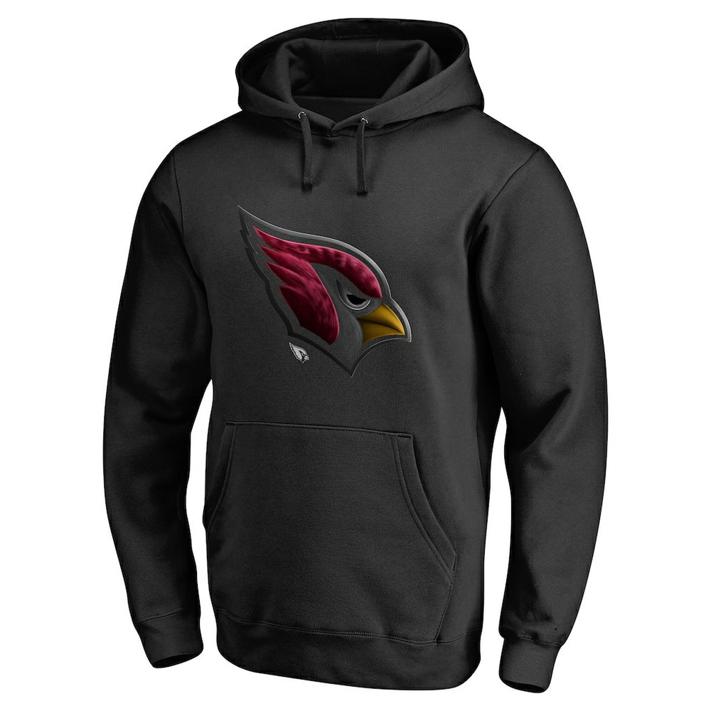 Arizona Cardinals Personalized Midnight Mascot Pullover Hoodie Black