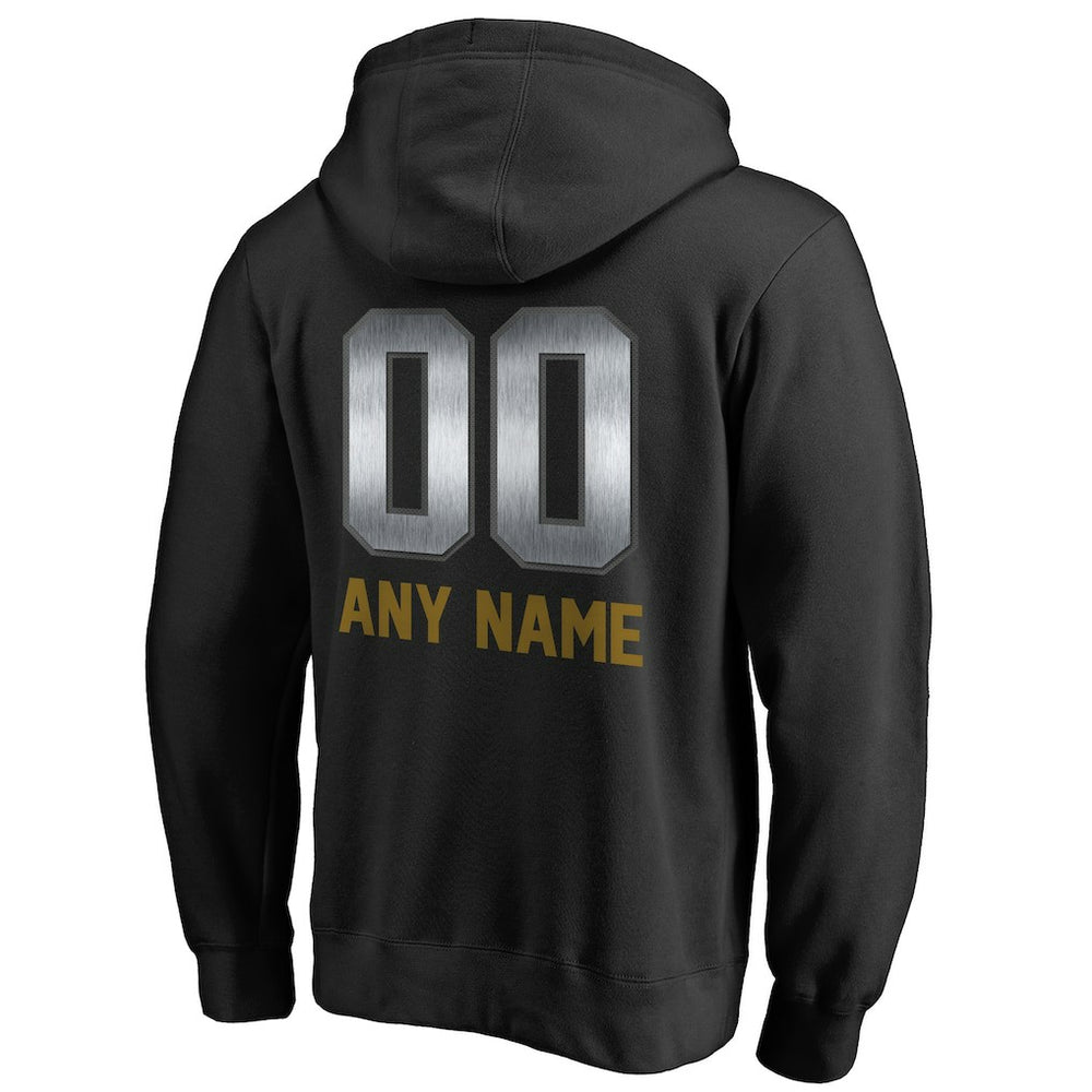 Baltimore Ravens Personalized Midnight Mascot Pullover Hoodie Black