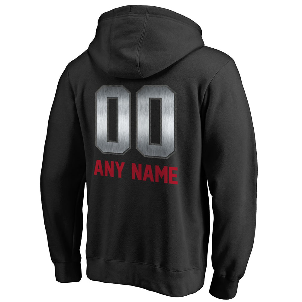 Houston Texans Personalized Midnight Mascot Pullover Hoodie Black