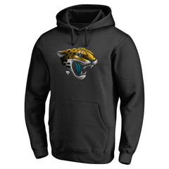 Jacksonville Jaguars Personalized Midnight Mascot Pullover Hoodie Black