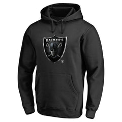 Las Vegas Raiders Personalized Midnight Mascot Pullover Hoodie Black