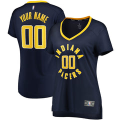 NBA Indiana Pacers Fanatics Women's Fast Break Custom Jersey Navy - Icon Edition
