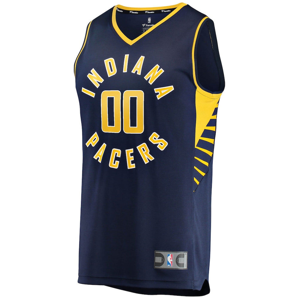 NBA Indiana Pacers Fanatics Youth Fast Break Custom Replica Jersey Navy - Icon Edition