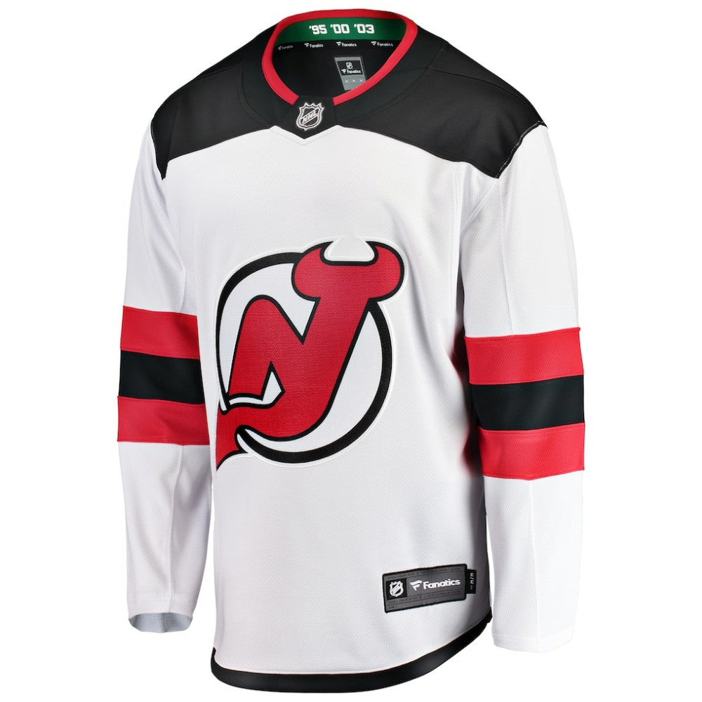 NHL New Jersey Devils Fanatics Youth Away Breakaway Jersey - White