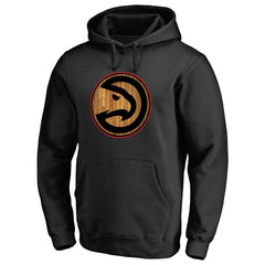 Atlanta Hawks Hardwood Pullover Hoodie Black