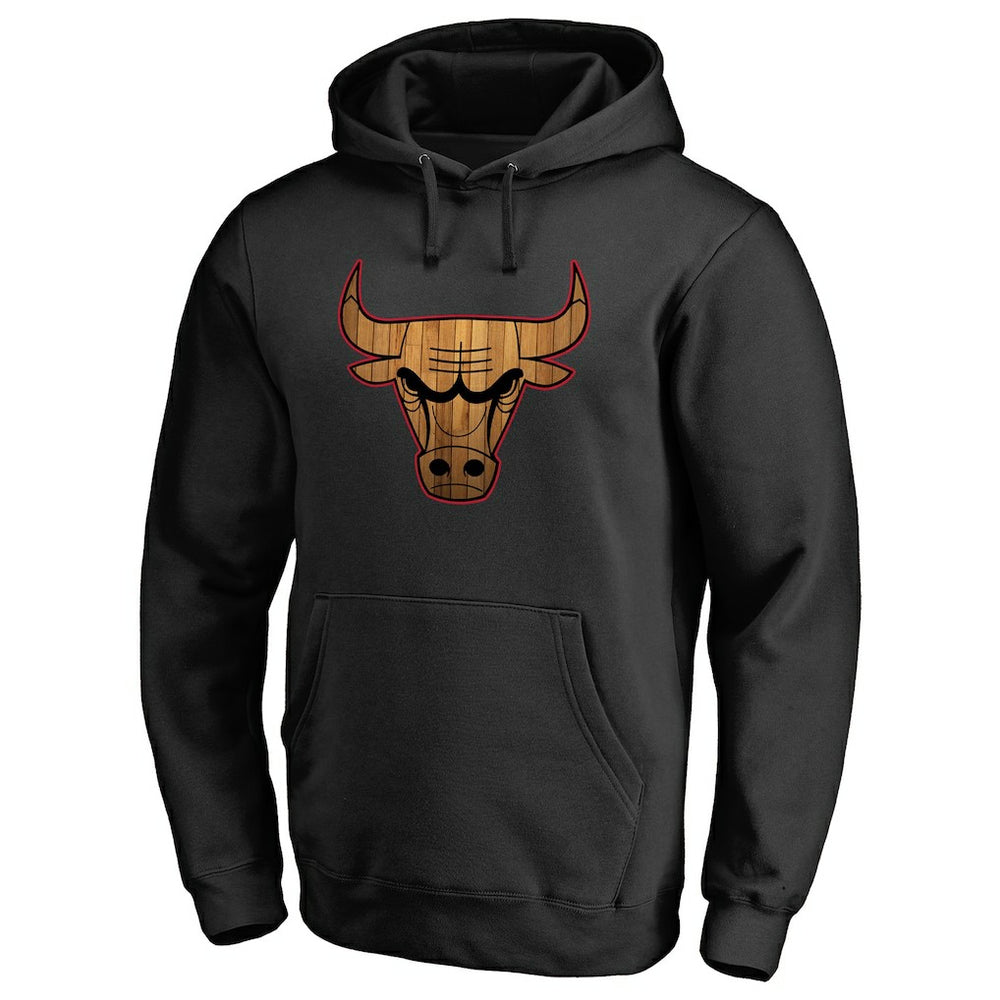 Chicago Bulls Hardwood II Pullover Hoodie Black