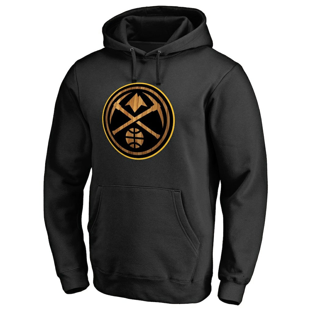 Denver Nuggets Hardwood Pullover Hoodie Black