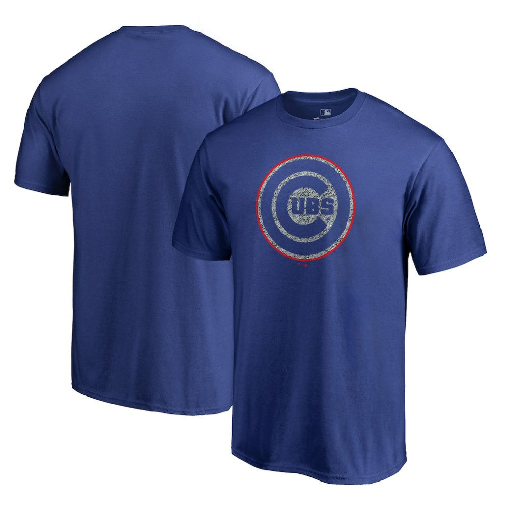 Chicago Cubs Static Logo T-Shirt - Royal T-shirts