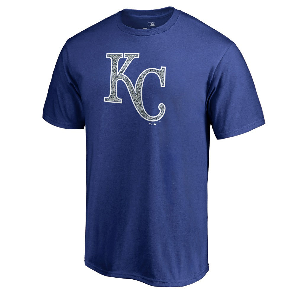 Kansas City Royals Static Logo T-Shirt - Royal T-shirts