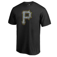 Pittsburgh Pirates Static Logo T-Shirt - Black T-shirts