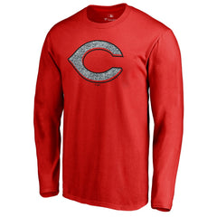 Cincinnati Reds Static Logo Long Sleeve T-Shirt - Red T-shirts