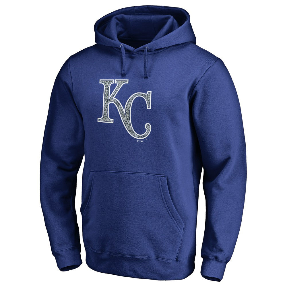 Kansas City Royals Static Logo Pullover Hoodie - Royal Hoodies