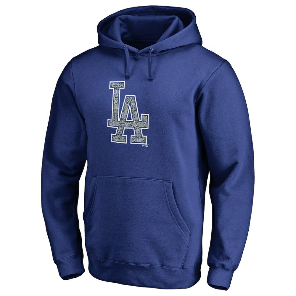 Los Angeles Dodgers Static Logo Pullover Hoodie - Royal Hoodies