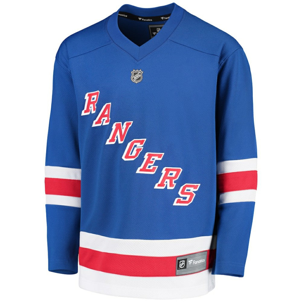 NHL New York Rangers Fanatics Youth Home Replica Blank Jersey - Royal