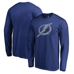 NHL Tampa Bay Lightning Static Logo Long Sleeve T-Shirt - Blue