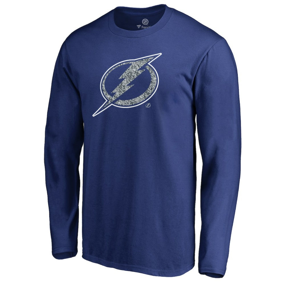 NHL Tampa Bay Lightning Static Logo Long Sleeve T-Shirt - Blue