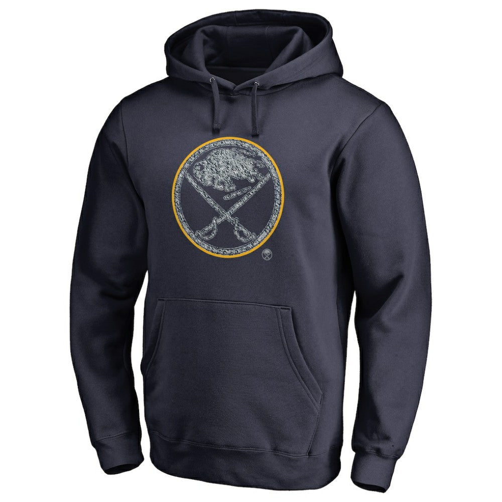 NHL Buffalo Sabres Static Logo Pullover Hoodie - Navy