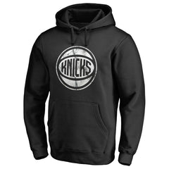 New York Knicks Marble Logo Pullover Hoodie Black