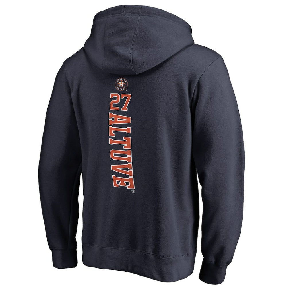 Jose Altuve Houston Astros Backer Pullover Hoodie - Navy Hoodies