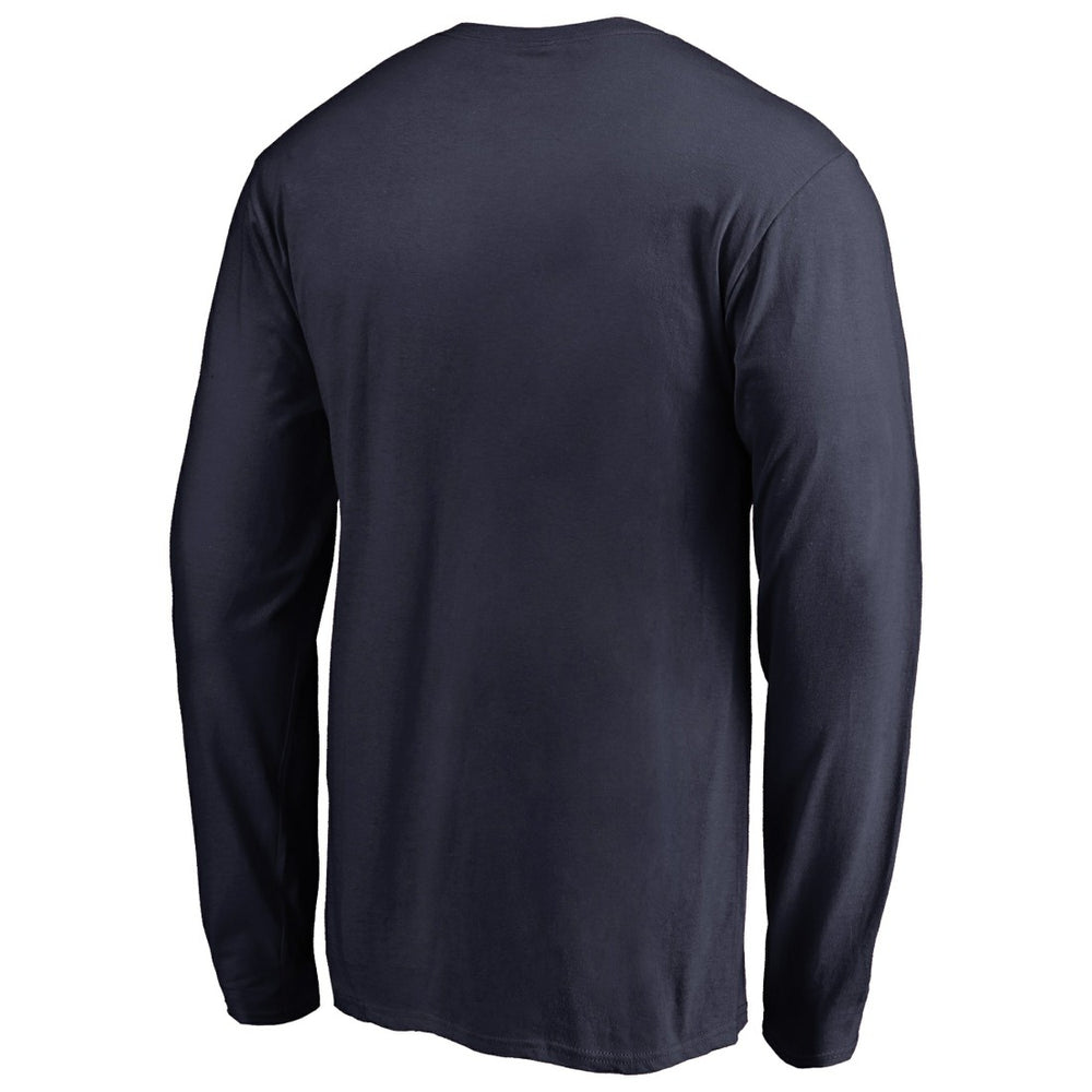 Seattle Seahawks Alternate Team Logo Gear Flea Flicker Long Sleeve T-Shirt College Navy