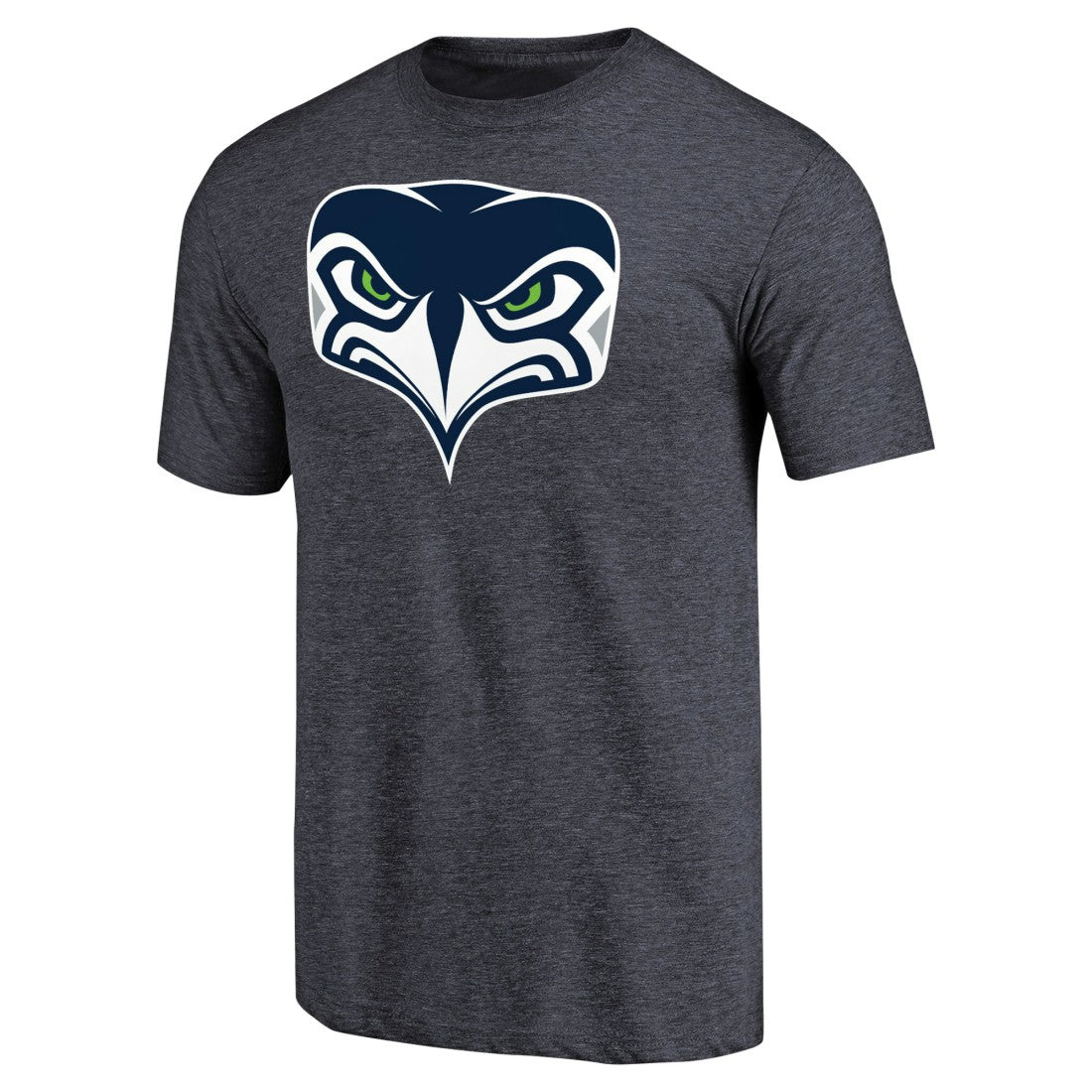 Seattle Seahawks Alternate Team Logo Gear Tri-Blend T-Shirt Navy