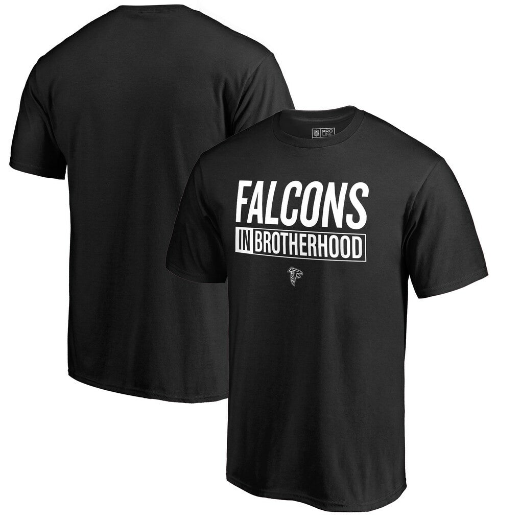 Atlanta Falcons Brotherhood Stack T-Shirt Black