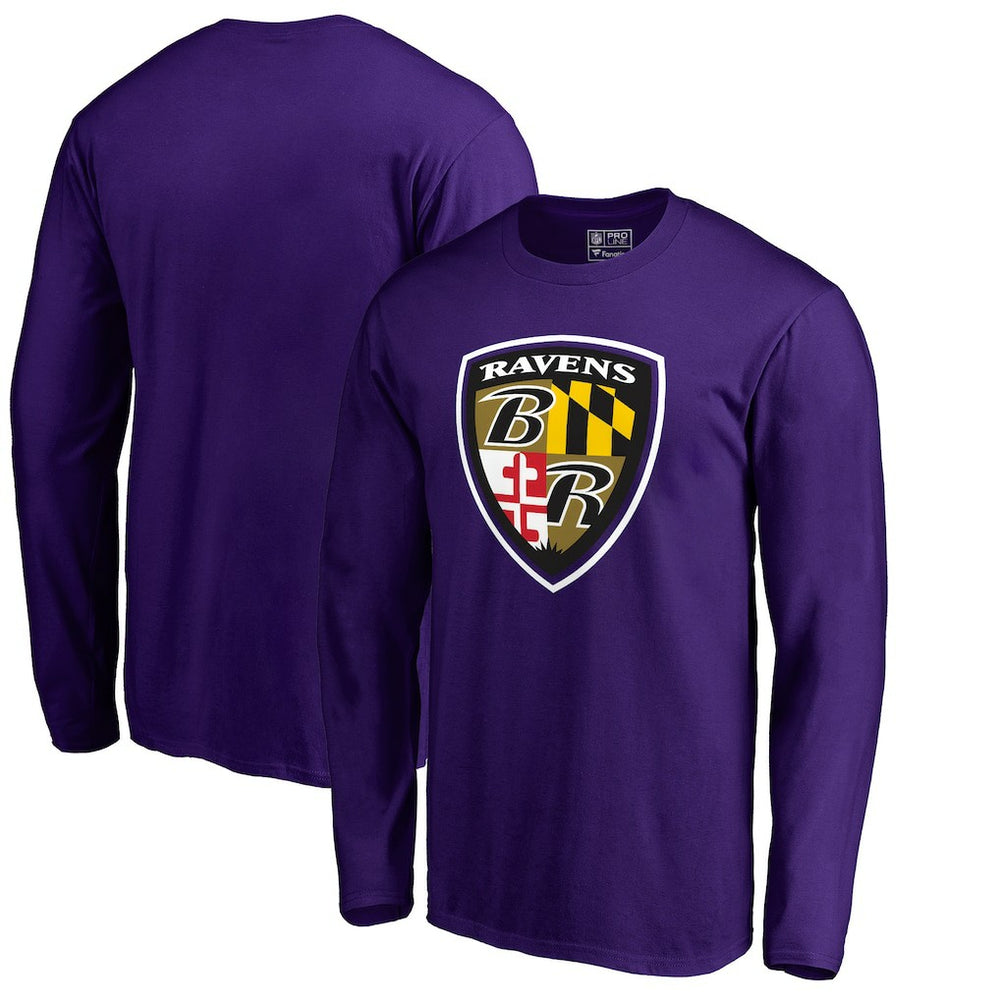 Baltimore Ravens Hometown Collection Long Sleeve T-Shirt Purple