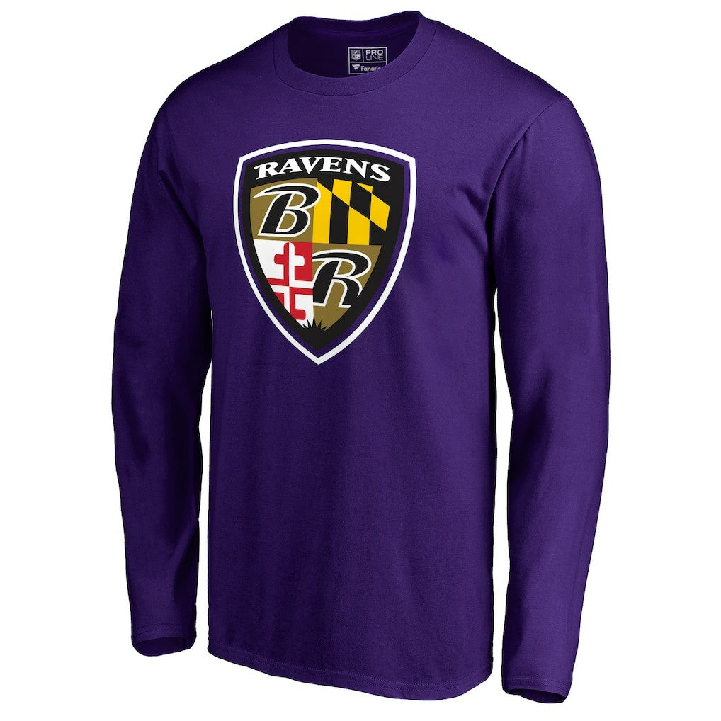 Baltimore Ravens Hometown Collection Long Sleeve T-Shirt Purple