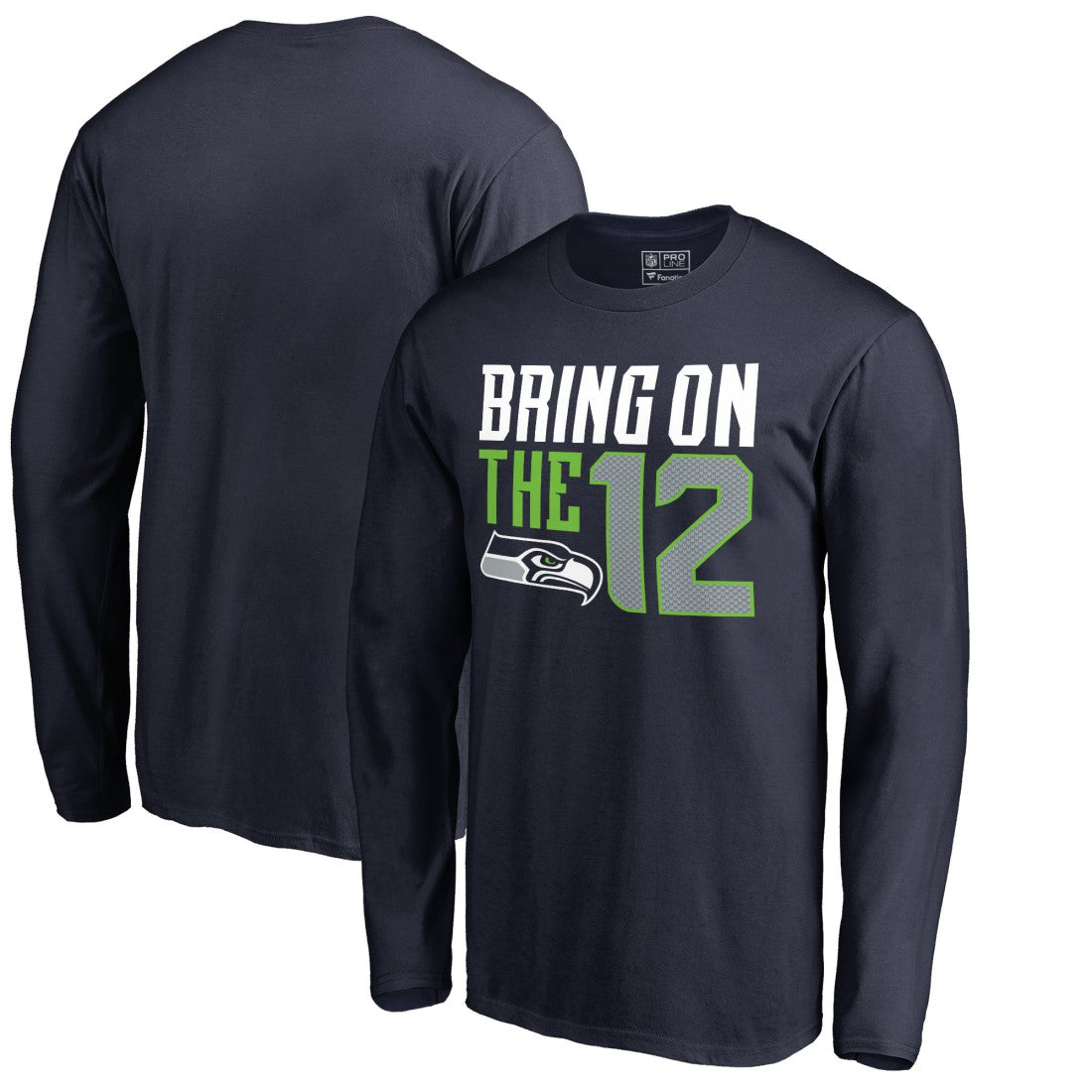 Seattle Seahawks Hometown Collection Long Sleeve T-Shirt College Navy