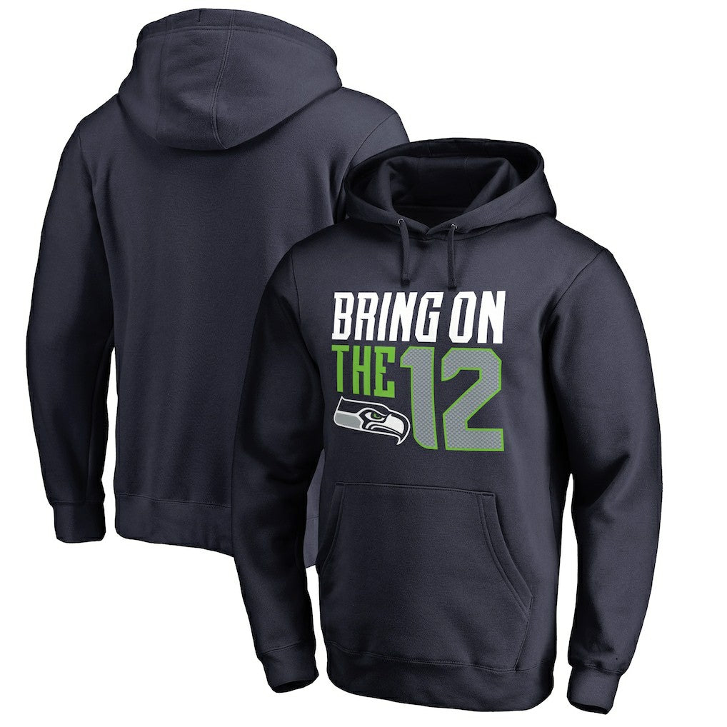 Seattle Seahawks Hometown Collection Pullover Hoodie Navy
