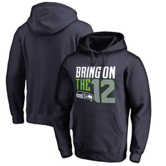 Seattle Seahawks Hometown Collection Pullover Hoodie Navy