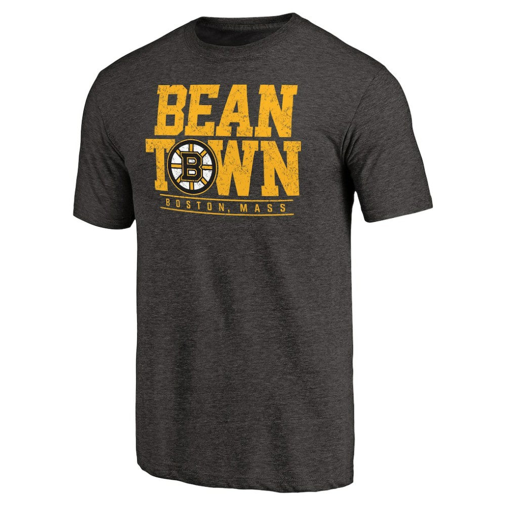 NHL Boston Bruins Hometown Collection Tri-Blend T-Shirt - Black